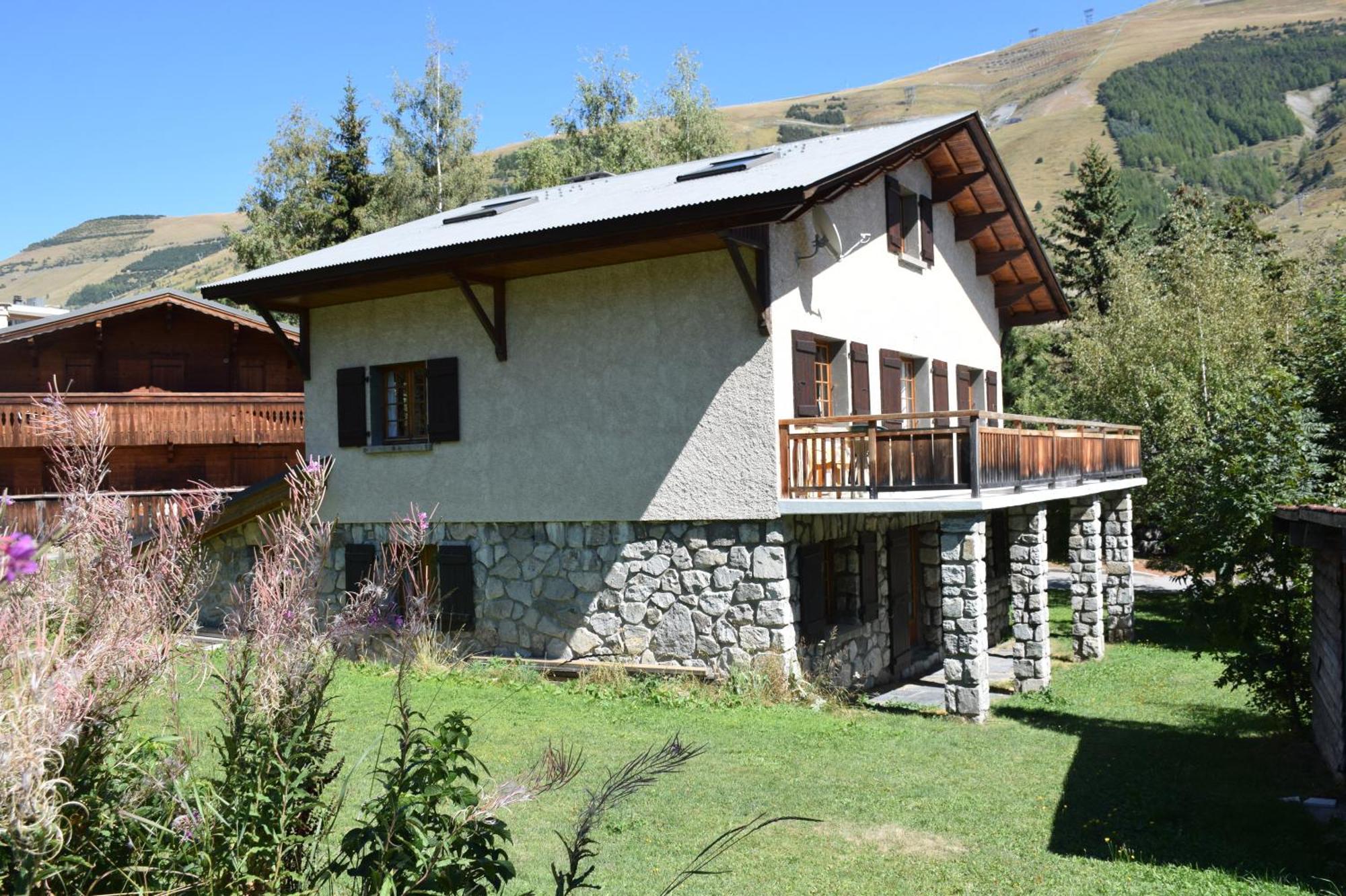 Chalet L Olan 15P Emplacement Exceptionnel Grand Terrain Ле дез Альп Экстерьер фото
